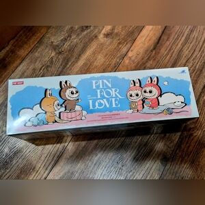 Pop Mart Labubu Pin for Love Kids Toy Set (N-Z) - Full Set, Sealed